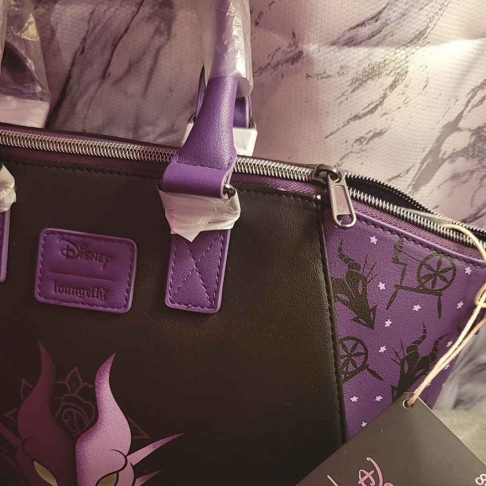 Loungfly Disney Evil Queen Satchel Crossbody💜New With Tags!💜 - Picture 4 of 4